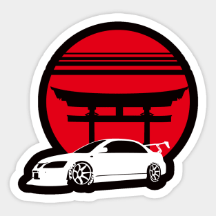 mitsubishi evolution.jdm kings Sticker